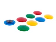 Magnety DOPLNKY k TABULÁM 8 magnetov 3 cm farieb