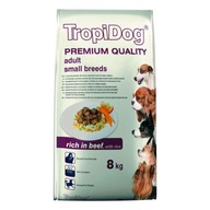 TROPIDOG BEEF 8KG krmivo bez kuracieho mäsa pre malé plemená