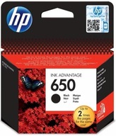 HP 650 čierny atrament CZ101A 1515 4515 4645 ORIGINÁL