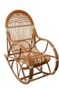 Prútené hojdacie kreslo 'King I' Wicker Rocker