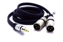 KÁBEL 2X XLR JACK 3,5 AUX 1m MK32 VITALCO