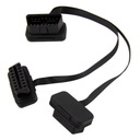 DVOJITÝ OBD-II SPLITTER 24cm PLOCHÝ KÁBEL