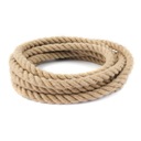 LANO JUTE lano TWISTED juta Juta, priemer 18mm, 35m