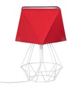 Nočná lampa LOFT B, tienidlo Diamond basket, drôtený kôš