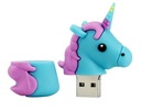 PENDRIVE 32 GB USB 3.0 UNICORN PONY BLUE