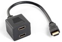 ADAPTÉR HDMI-AM HDMI-AF X2 SPLITTER 20CM LANBERG