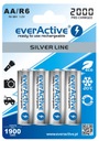 4x read-to-use batérie everActive 2000 R6 AA