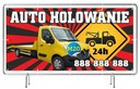 Pevný reklamný banner 3x1m Auto Odťah Pomocník