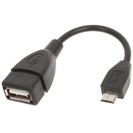 ADAPTÉROVÝ KÁBEL OTG MICRO USB (NOVINKA MINI USB) - USB