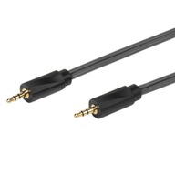 AUX kábel Jack 3,5 mm - Jack 3,5 mm 1,5 m 24K zlato 100% OFC Hi-End VIVANCO