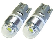 LED žiarovka CREE T10 W5W 12V 24V Teplá biela 2ks