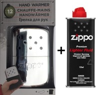 Sada ohrievačov rúk ZIPPO 12h Chrome + Benzín