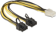 6-PIN na 2x 8-PIN PCI-Express KÁBLOVÝ ROZBOČOVAČ