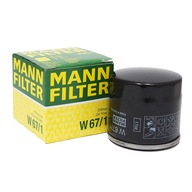 MANN OLEJOVÝ FILTER W67/1 VÝMENNÝ OP595