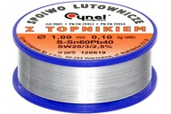 Cín 1,0mm 100g s kolofónnym tavidlom CYNEL