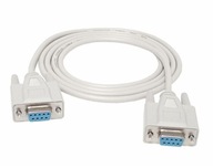 Null Modem kábel 9pin zásuvka - 9pin zásuvka 10m