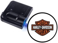 LED VITAJTE SVETLÁ LOGO HARLEY BEZDRÔTOVÉ 3D