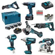 MAKITA COMBO SADA 7 NÁRADÍ 18V 5X5Ah ZADARMO