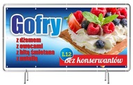 Ready Banner REKLAMA 2mx1m -Waffles Dezerty