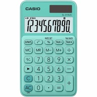 Vrecková kalkulačka Casio SL-310UC, tyrkysová