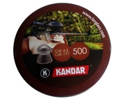 KANDAR pelety 500 ks 4,5 mm kal. 177 hríb.