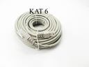 sieťový kábel patch cord cat.6 RJ45 15,0 m krútená dvojlinka