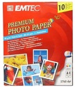 Fotografický papier Emtec 86x54 s laminátom 400 ks