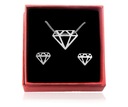 SET CELEBRITY DIAMANT SILVER PR. 925 50 cm