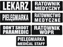 Reflexný znak na suchý zips DOCTOR DOCTOR 31x10