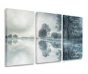 MAĽBA ZIMNÉ OBRAZY MOG TRIPTYCH 120x80