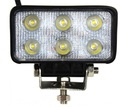 PRACOVNÁ LAMPA 6 LED HALOGÉN 18W 12V 24V Obdĺžnik