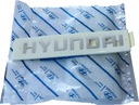 Emblémový nápis HYUNDAI, chrómový zadný diel, Originál 167x24mm