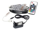 LED pás SET 150 RGB 3m + budič RF17 + zdroj