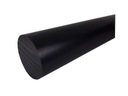 Polyamidová tyč, valček fi 120x500mm PA6+MoS2, čierna