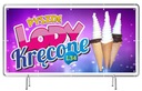 Reklamný banner 2,5x1,25m Curly Ice Cream - SIGN