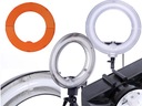 PRSTEŇOVÁ LAMPA 45W RING + biely oranžový difúzor