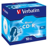 CD-R Verbatim Pro Audio 80 minút 10 ks Wawa