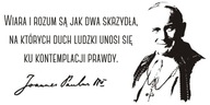 Nápis na nálepke na stenu Pápež Ján Pavol II. - 81