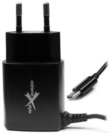 Extrémna nástenná nabíjačka USB typu C 3,1 A, čierna
