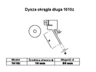 Okrúhla zakrivená tryska 1610z - Zváračka plastov