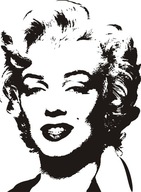 MARILYN MONROE 120x100cm maliarske predlohy mat