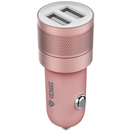 Yenkee 4,8A 2xUSB RED USB nabíjačka do auta