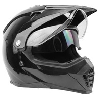 WL-901 Black Black S Cross Helmet Enduro ATV Quad Homologácia čelného skla