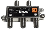 TV SIGNAL SPLITTER 1/4 Televes 4531 1 in / 4 out