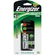 ENERGIZER Mini nabíjačka batérií AAA R3 AA R6 + 2x AA 2000mAh batérie