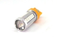 LED 7440 oranžová 12V W21W canbus smer USA