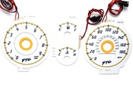 Ciferníky Mitsubishi FTO Gauge vzor INDIGLO 2