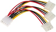 MOLEX na 3x MOLEX NAPÁJACÍ ADAPTÉR