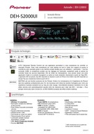 PIONEER DEH-S210Ui RÁDIO CD MP3 USB FLAC SPOTIFY