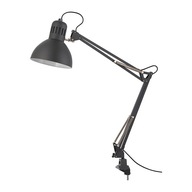 Stolná lampa IKEA TERTIAL E27 tmavošedá